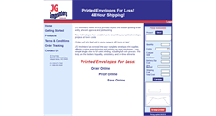 Desktop Screenshot of envelopes.jgimprinters.com